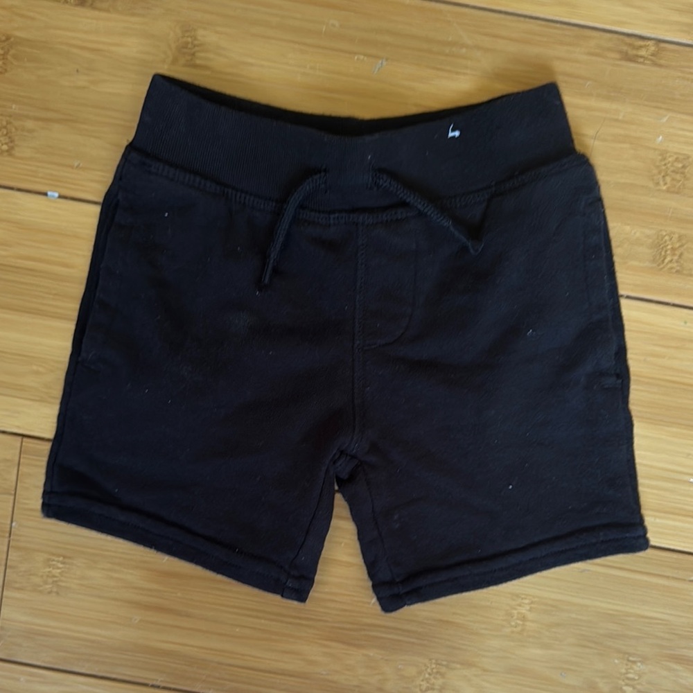 Black Drawstring Shorts
